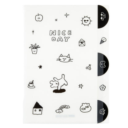 Black and White Index Folder