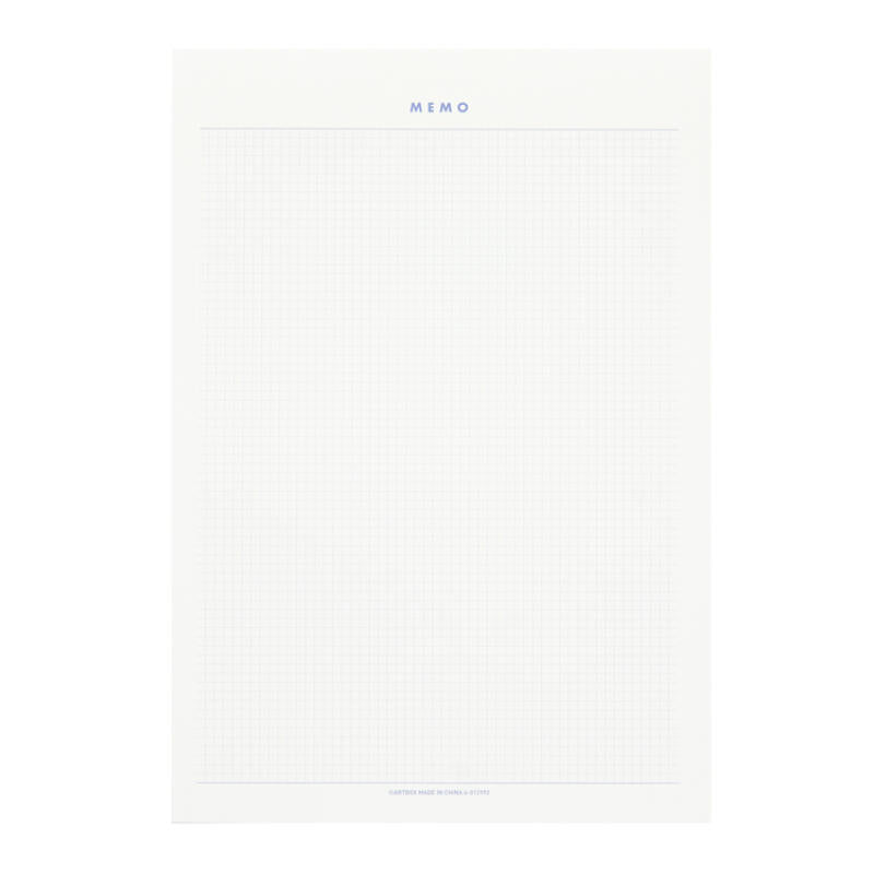 Blue B5 Notepad
