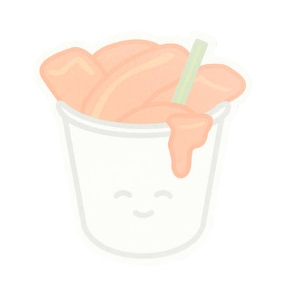 Cup Tteokbokki Sticky Memo Pad