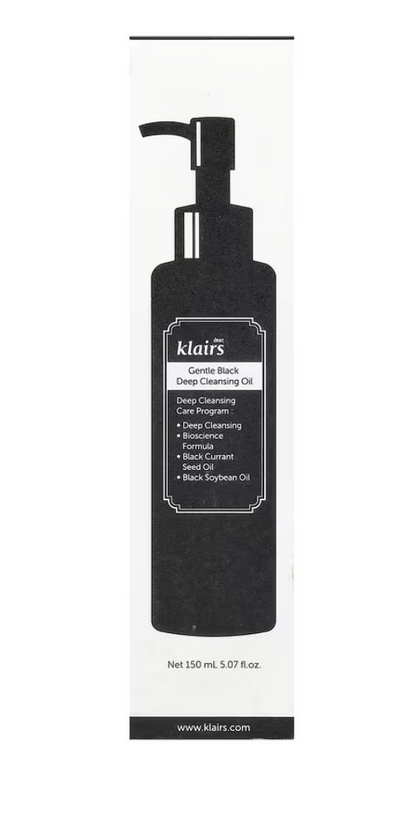 [Dear, Klairs]  Black Deep Cleansing Oil