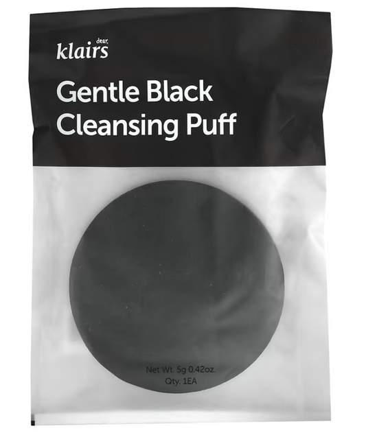 [Dear, Klairs]  Gentle Black Cleansing Puff