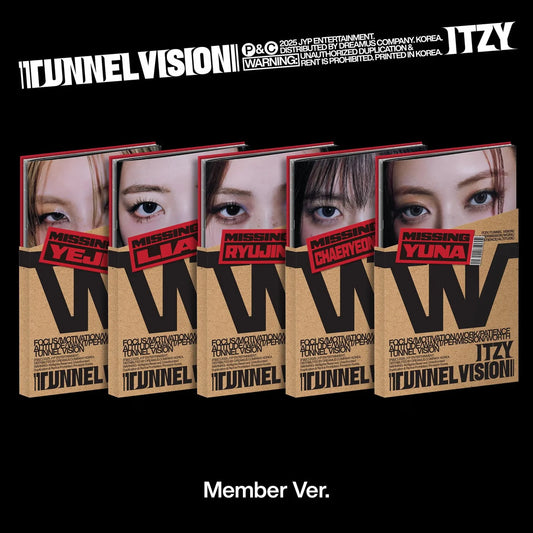 ITZY (있지) 11TH MINI ALBUM - [TUNNEL VISION] (Member Ver.)