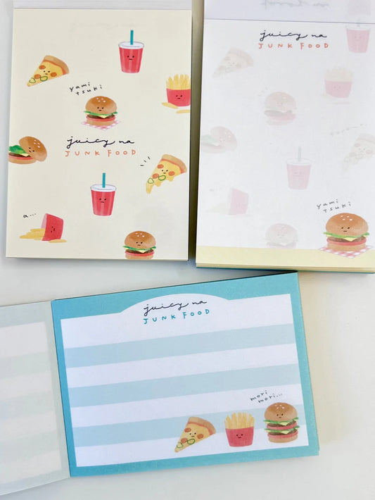 Fast Junk Food Mini Note Pad