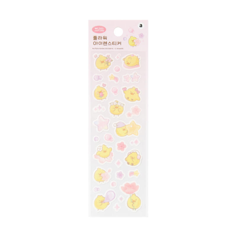 Flower Iren Seal Sticker
