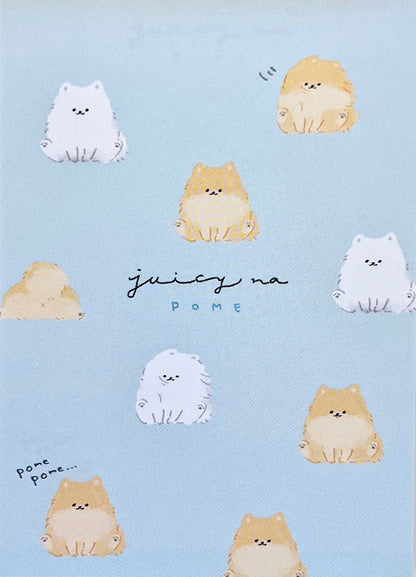 Fluffy Puppy Mini Notepad