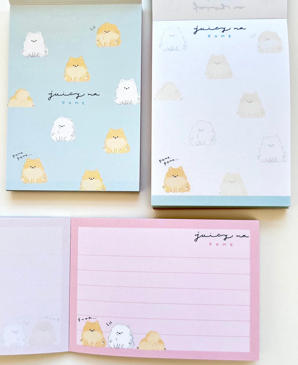 Fluffy Puppy Mini Notepad