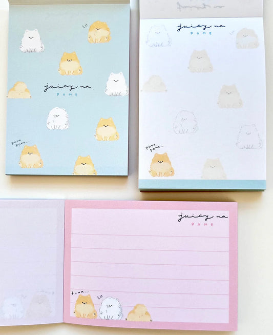 Fluffy Puppy Mini Notepad
