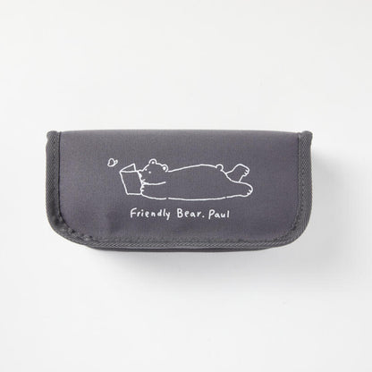 Friendly Bear Charcoal Pouch