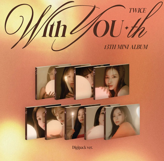 TWICE (트와이스) 13TH MINI ALBUM - [WITH YOU-TH] (DIGIPACK VER.)