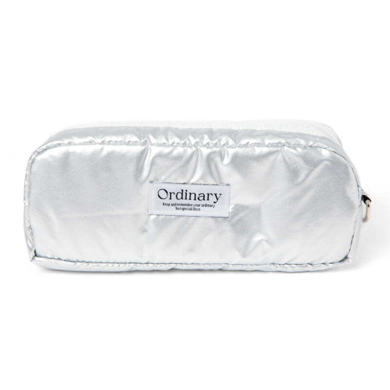 Glossy Silver Multi Pouch