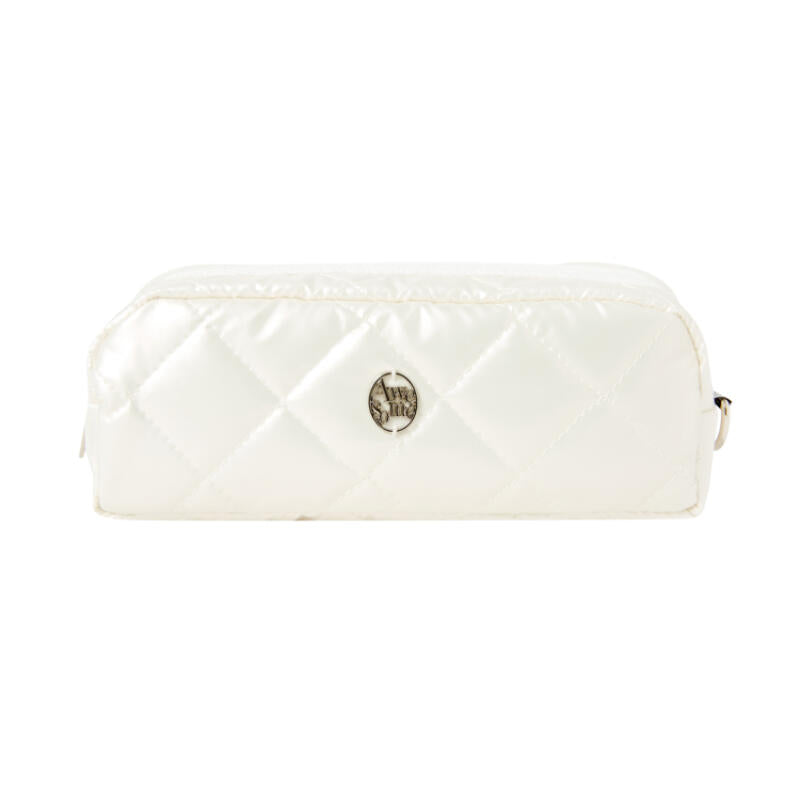 Glossy White Multi Pouch