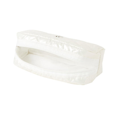 Glossy White Multi Pouch