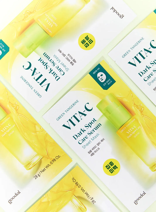 [Goodal] Green Tangerine Vita C Dark Spot Care Serum Sheet Mask 5p Set