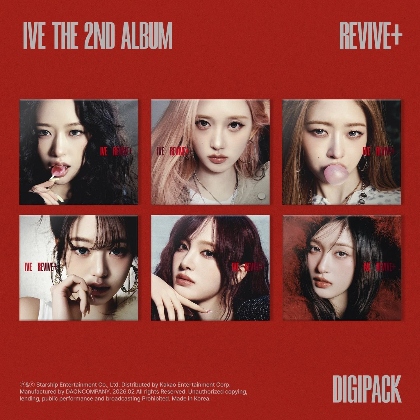 IVE (아이브) THE 2ND ALBUM - [REVIVE+] (Digipack Ver.)