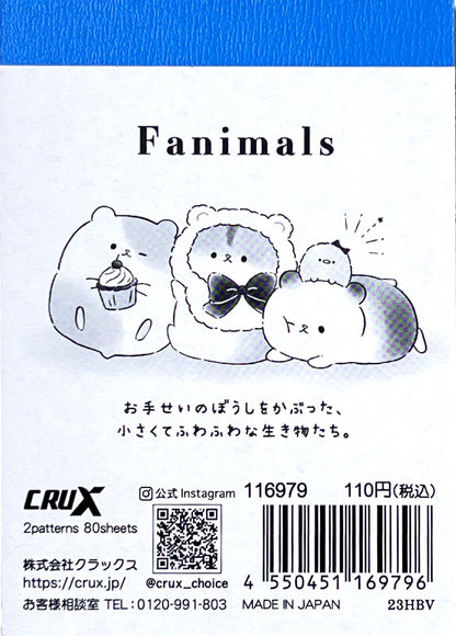 Hamster Fanimals Mini Notepad