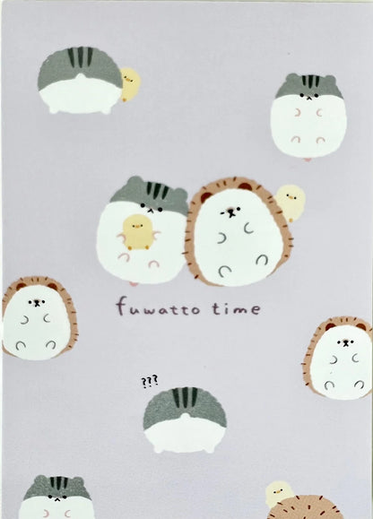 Hamster Hedgehog Mini Notepad