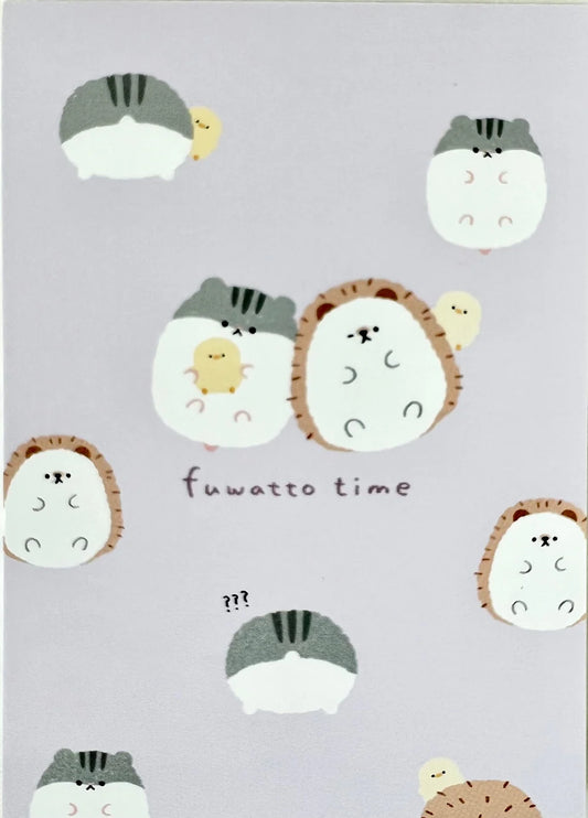 Hamster Hedgehog Mini Notepad