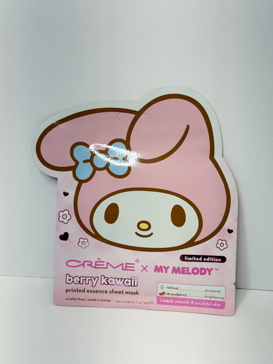 [The Crème Shop] My Melody Berry Kawaii Sheet Mask