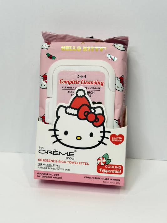 [The Crème Shop] Hello Kitty Essence-Rich Towelettes Cooling Peppermint