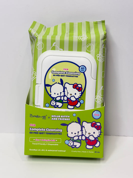 [The Crème Shop] Hello Kitty & Pochacco Pre-wet Towelettes