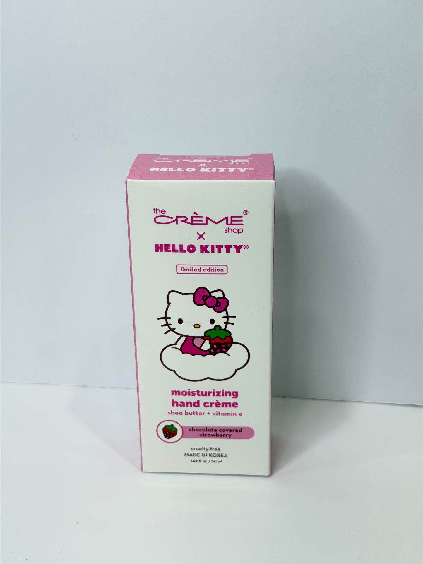 [The Crème Shop] Hello Kitty Moisturizing Hand Creme-Chocolate Covered Strawberry
