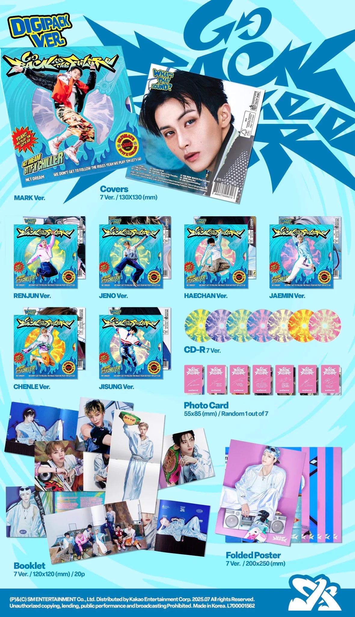 NCT DREAM (엔시티 드림) 5th Album - [Go Back To The Future] (Digipack Ver.)