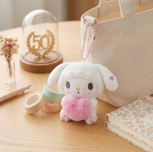 My Melody Pink Heart Keychain