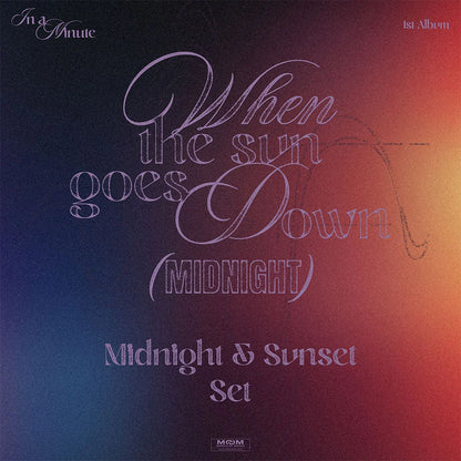 IN A MINUTE (인어미닛) 1st Album - [When the sun goes down : Midnight]