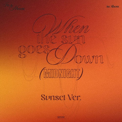 IN A MINUTE (인어미닛) 1st Album - [When the sun goes down : Midnight]