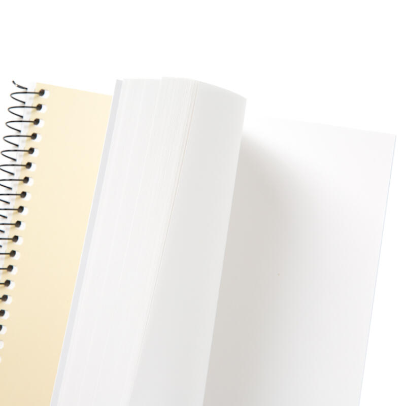 Ivory Plain Spiral Notebook