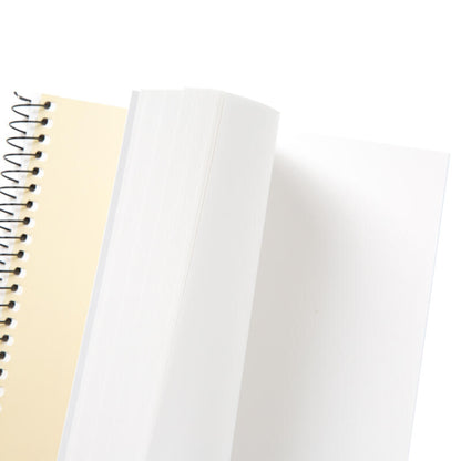 Ivory Plain Spiral Notebook