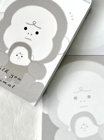 Kamio Gorilla Mini Notepad