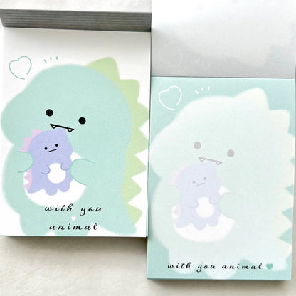 Kamio Kyoryu Dinosaur Mini Notepad