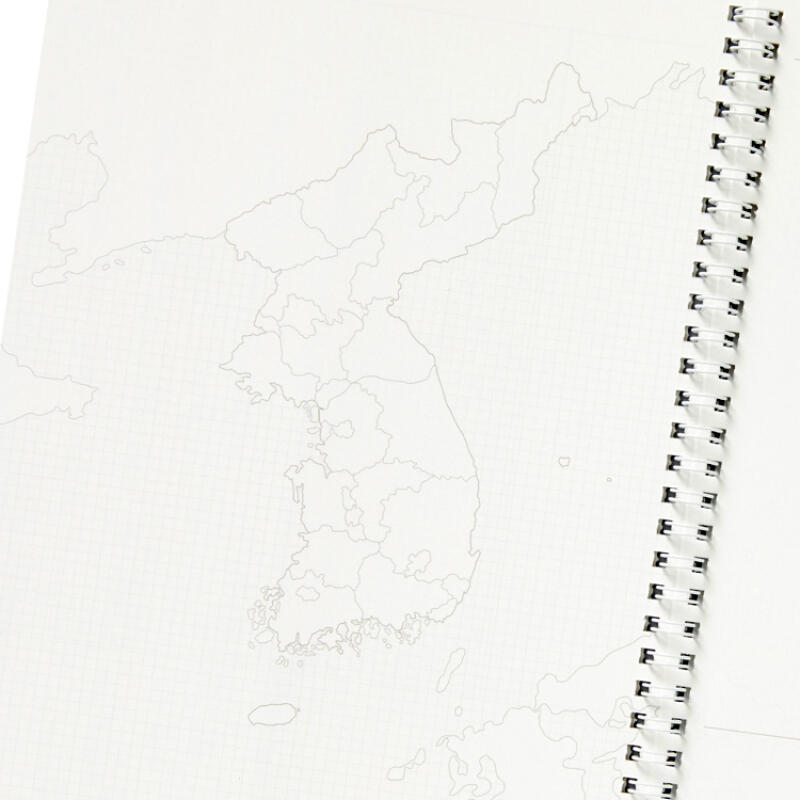 Korean Map Spiral Notebook