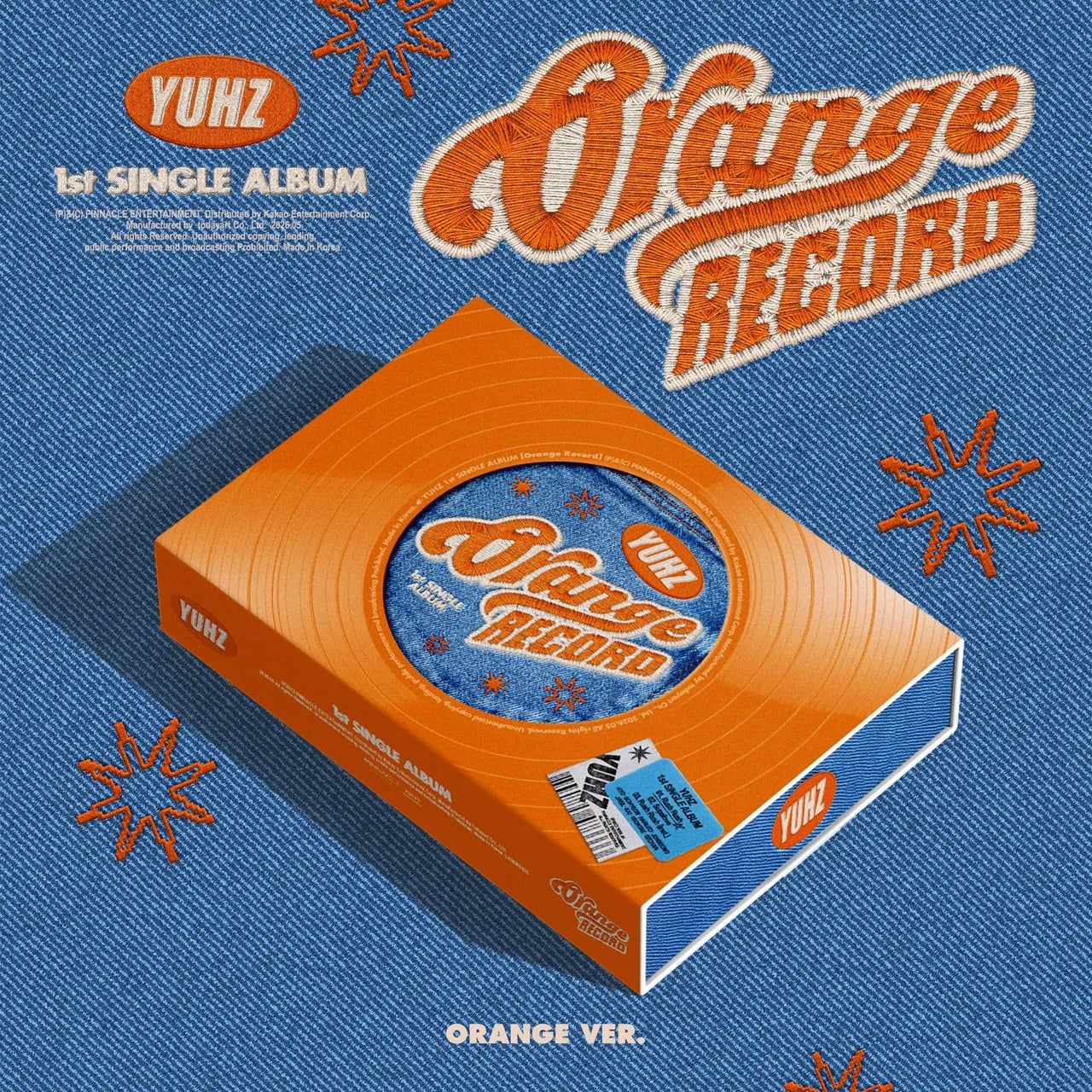 YUHZ (유어즈) 1st Single Album - [Orange Record] (Orange ver.)