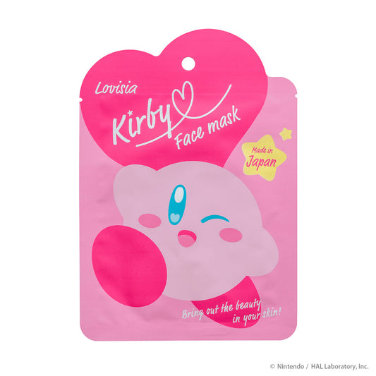 [Lovisia] Kirby Face Mask Sheet - Kirby Wink