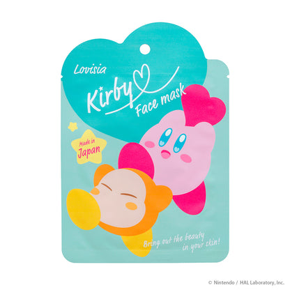 [Lovisia] Kirby Face Mask Sheet - Kirby and Waddle Dee