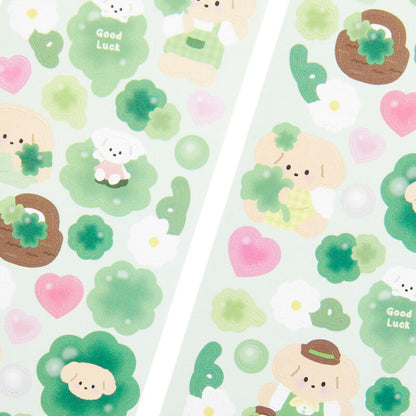 Lucky Puppy Seal Sticker