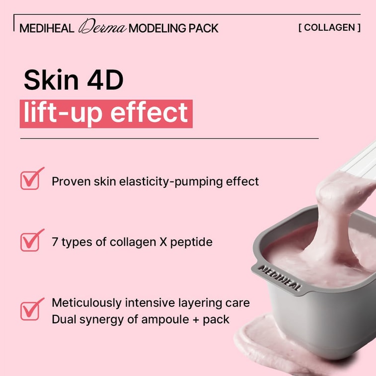 [Mediheal] Derma Modeling Pack, Ampoule + Powder Mask - Collagen Firming
