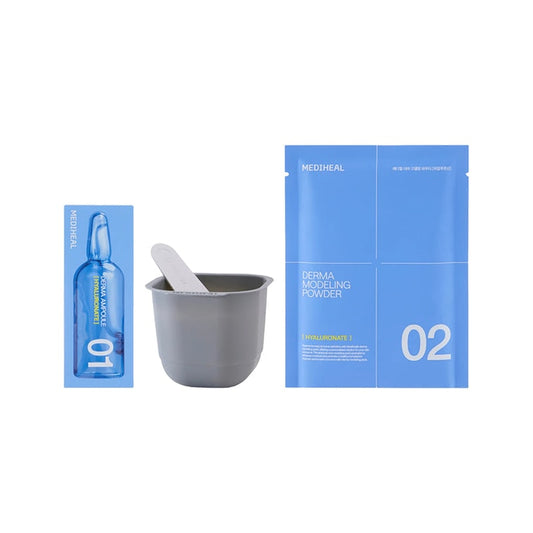 [Mediheal] Derma Modeling Pack, Ampoule + Powder Mask - Hyaluronate Moisture