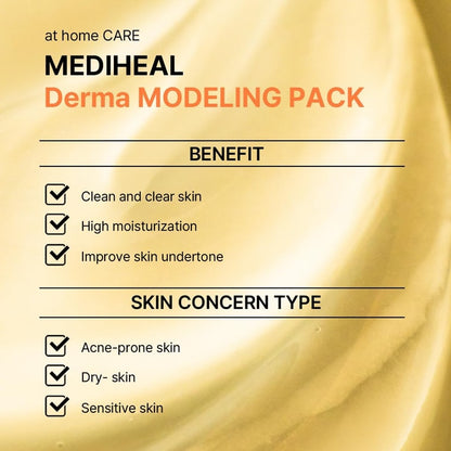 [Mediheal] Derma Modeling Pack, Ampoule + Powder Mask - Vitamin Brightening