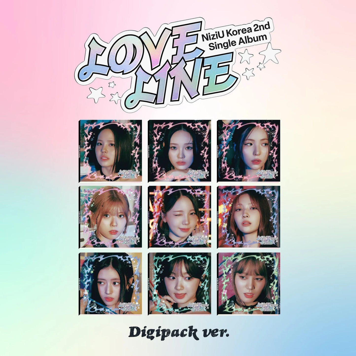 NiziU (니쥬) 2ND SINGLE ALBUM - [LOVE LINE] (Digipack Ver.)