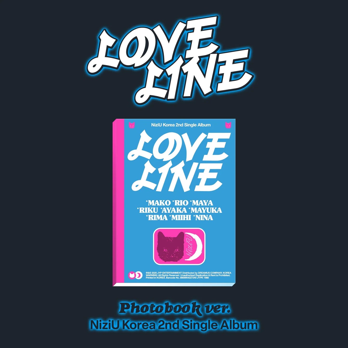 NiziU (니쥬) 2ND SINGLE ALBUM - [LOVE LINE] (Photobook Ver.)