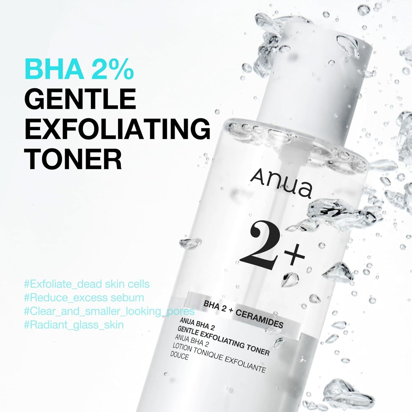 [ANUA] BHA 2 + Ceramides Gentle Exfoliating Toner