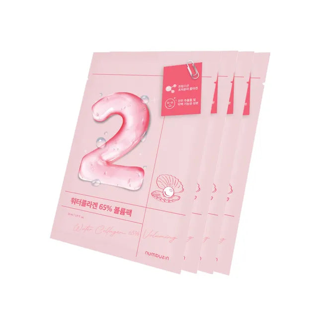 [Numbuzin] No.2 Water Collagen 65% Voluming Mask