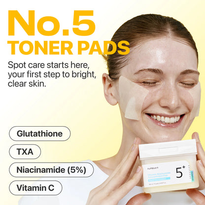 [Numbuzin] No.5 Vitamin-Niacinamide Concentrated Toner Pads