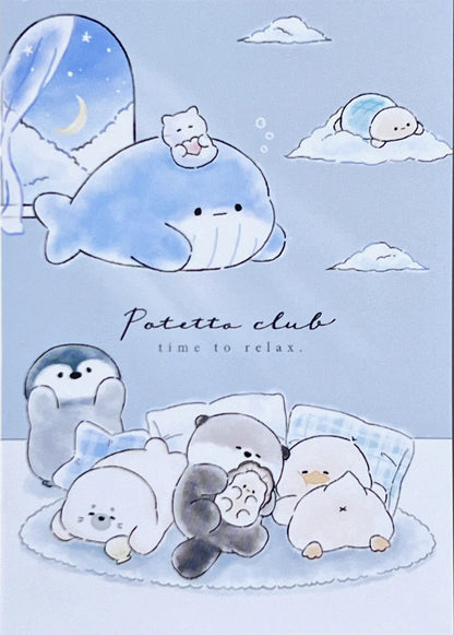 Ocean Sleep Over Party Mini Notepad