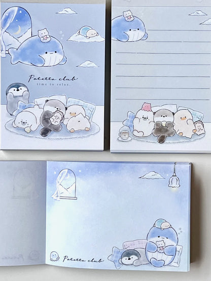 Ocean Sleep Over Party Mini Notepad
