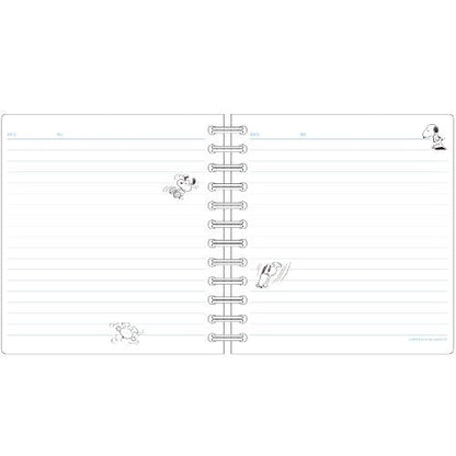 PEANUTS SNOOPY INDEX NOTE-NAVY