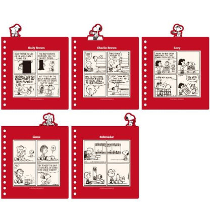 PEANUTS SNOOPY INDEX NOTE-RED